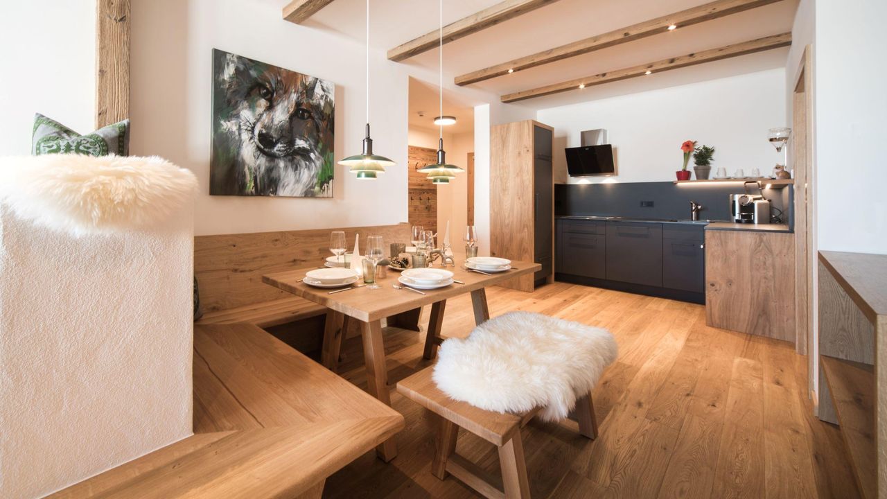 Chalet Appartment_Esszimmer und Küche Chalet Appartment_Esszimmer und Küche